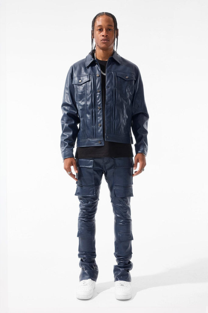 Jordan Craig Ross Stacked - Thriller Cargo Pants (Midnight Blue)