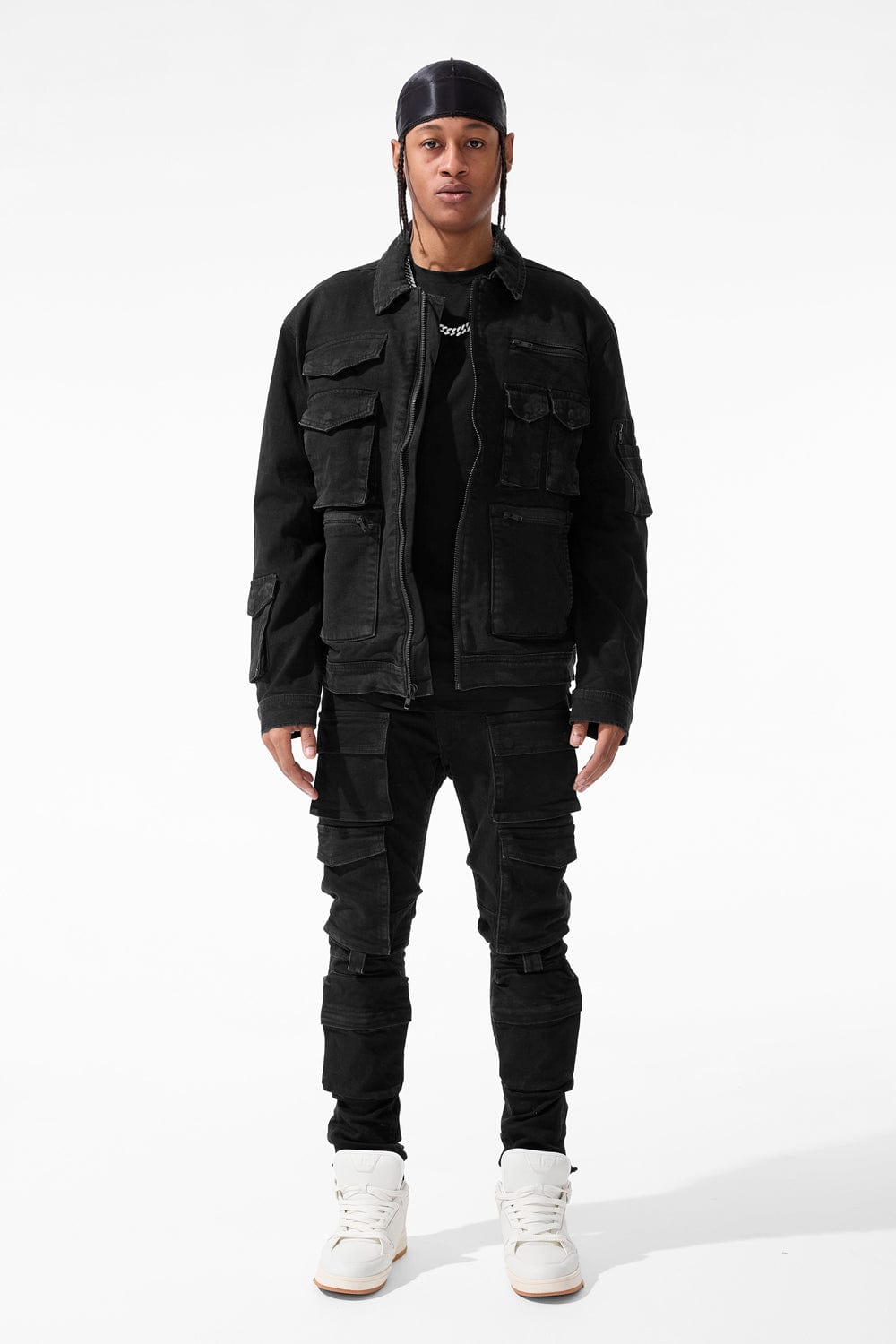 Jordan Craig Legion Denim Set Bundle (Vintage Black) TOP: SMALL | BOTTOM : 30/30
