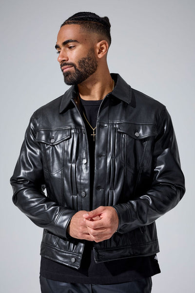 Thriller Trucker Jacket (Black)