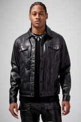 Jordan Craig Thriller Trucker Jacket (Black) S / Black