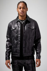 Thriller Trucker Jacket (Black)