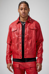 Thriller Trucker Jacket (Red)