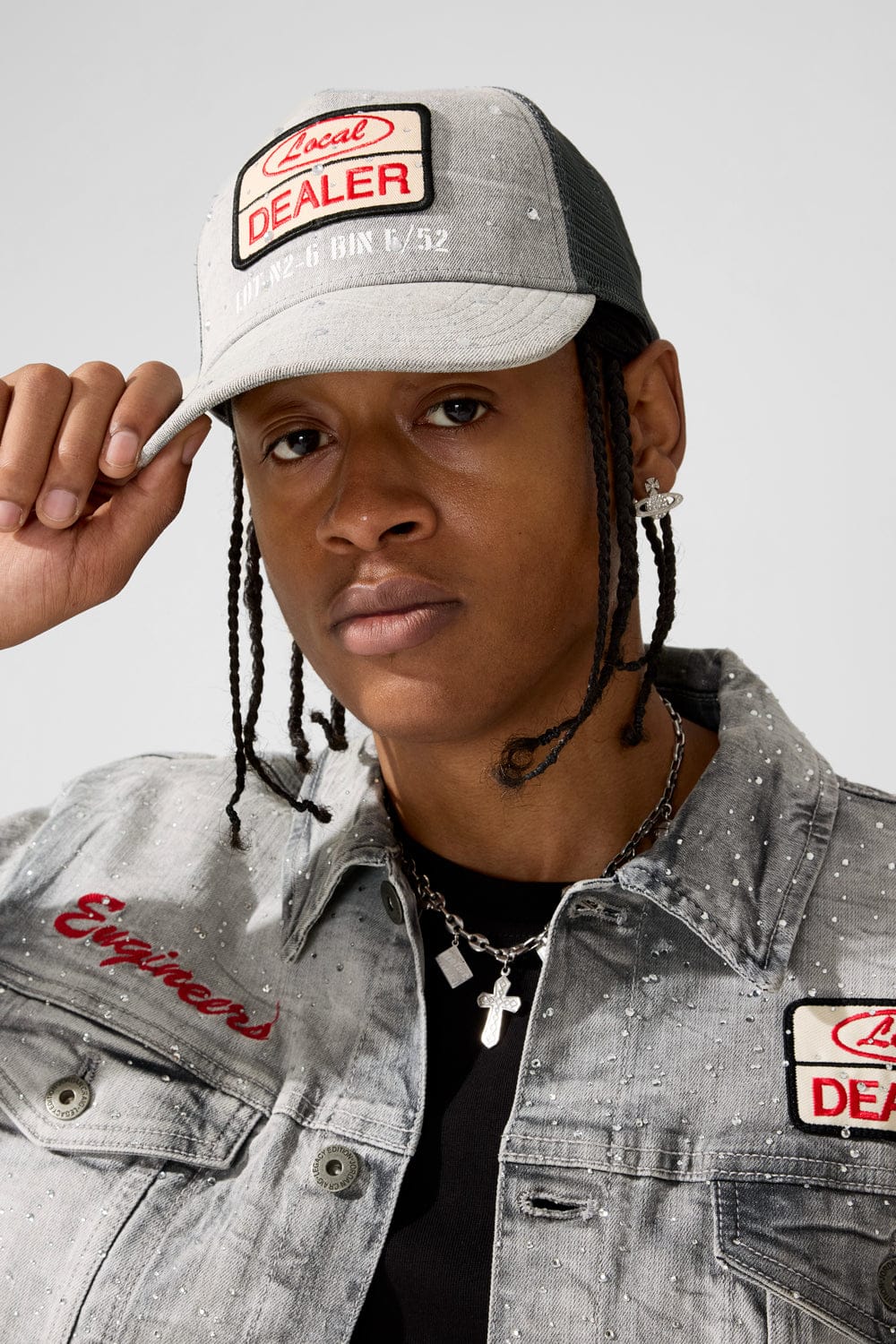 Jordan Craig Local Dealer Trucker Jacket (Cement Wash)