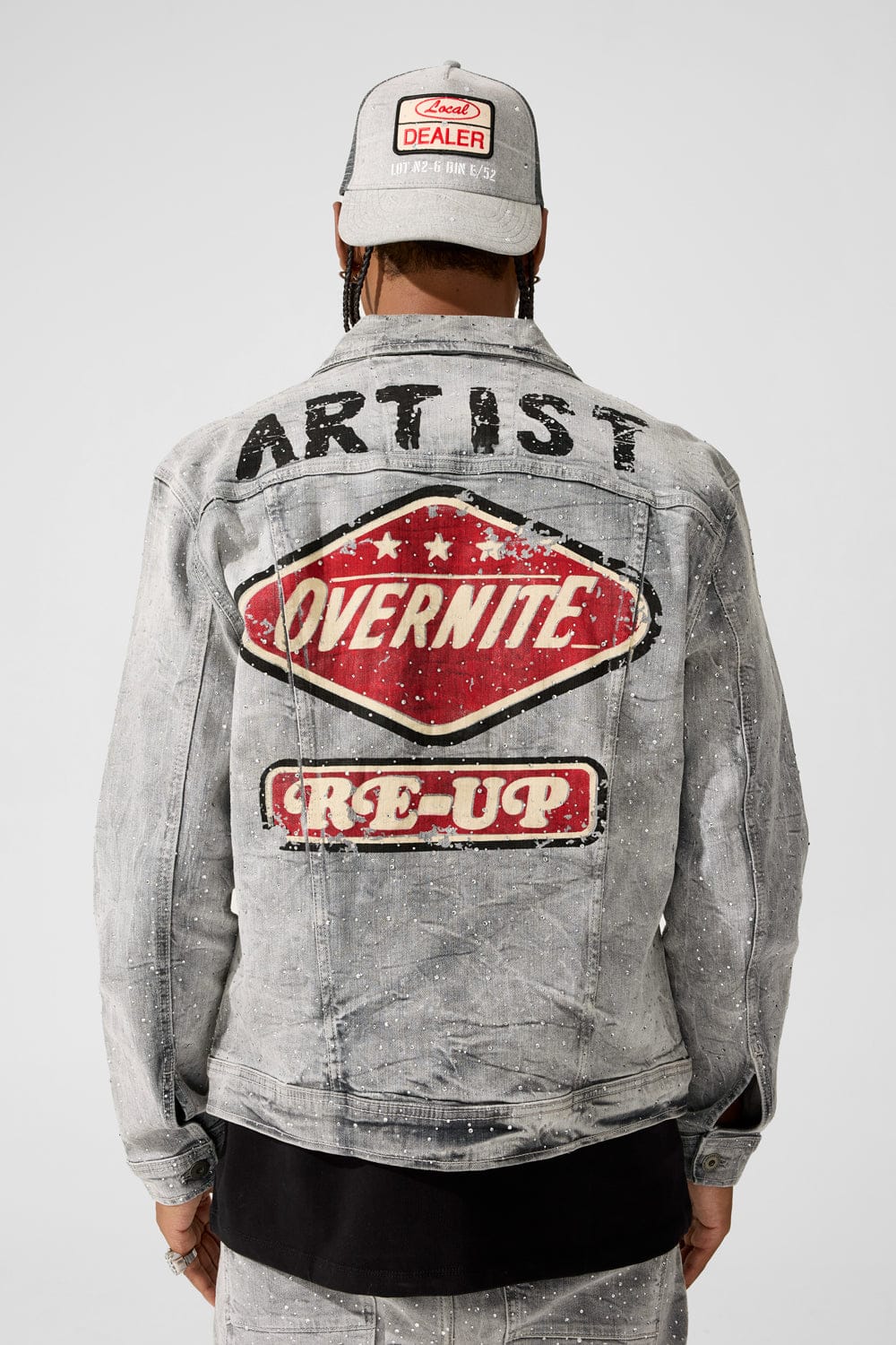Jordan Craig Local Dealer Trucker Jacket (Cement Wash)