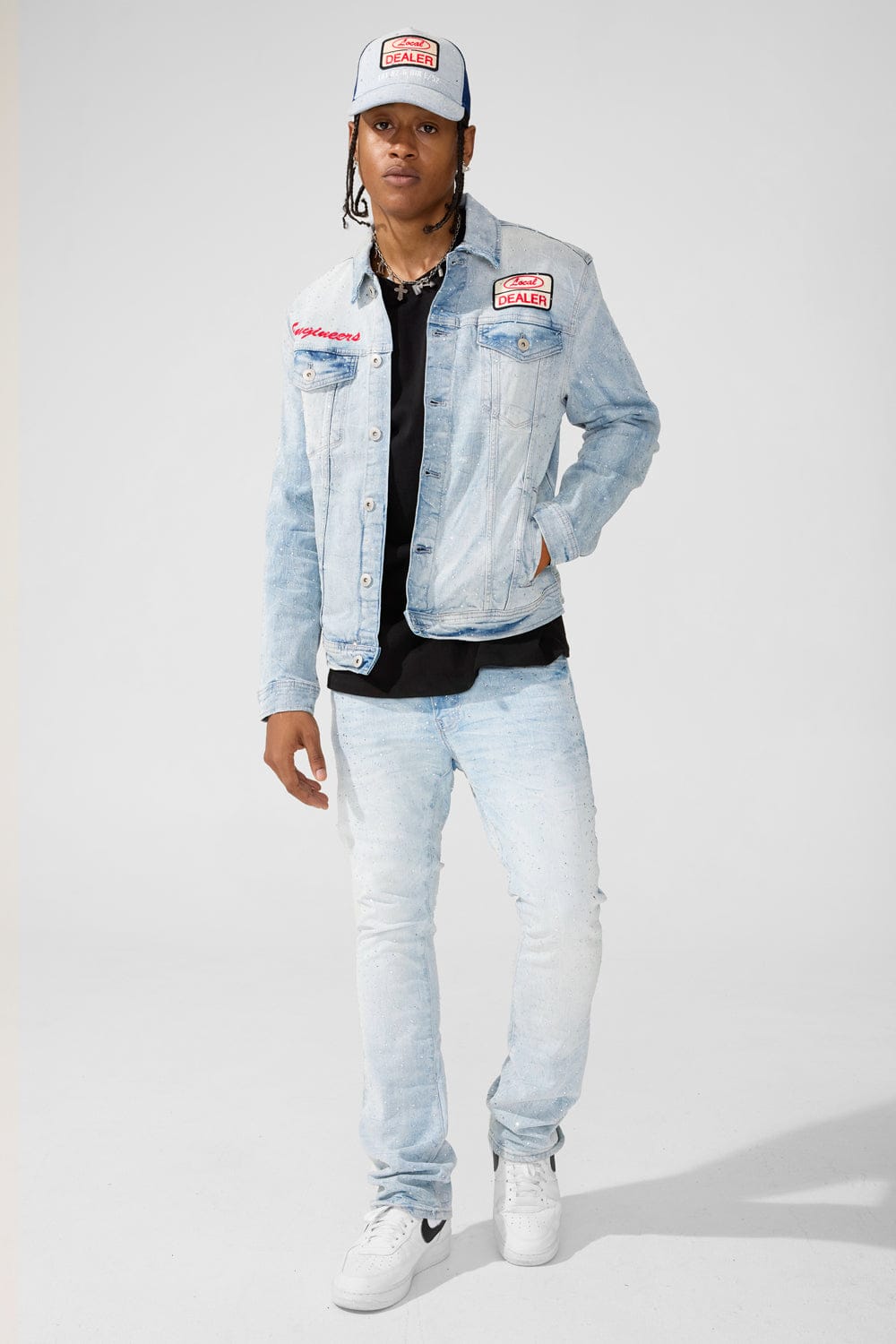 Jordan Craig Local Dealer Trucker Jacket (Iced White)