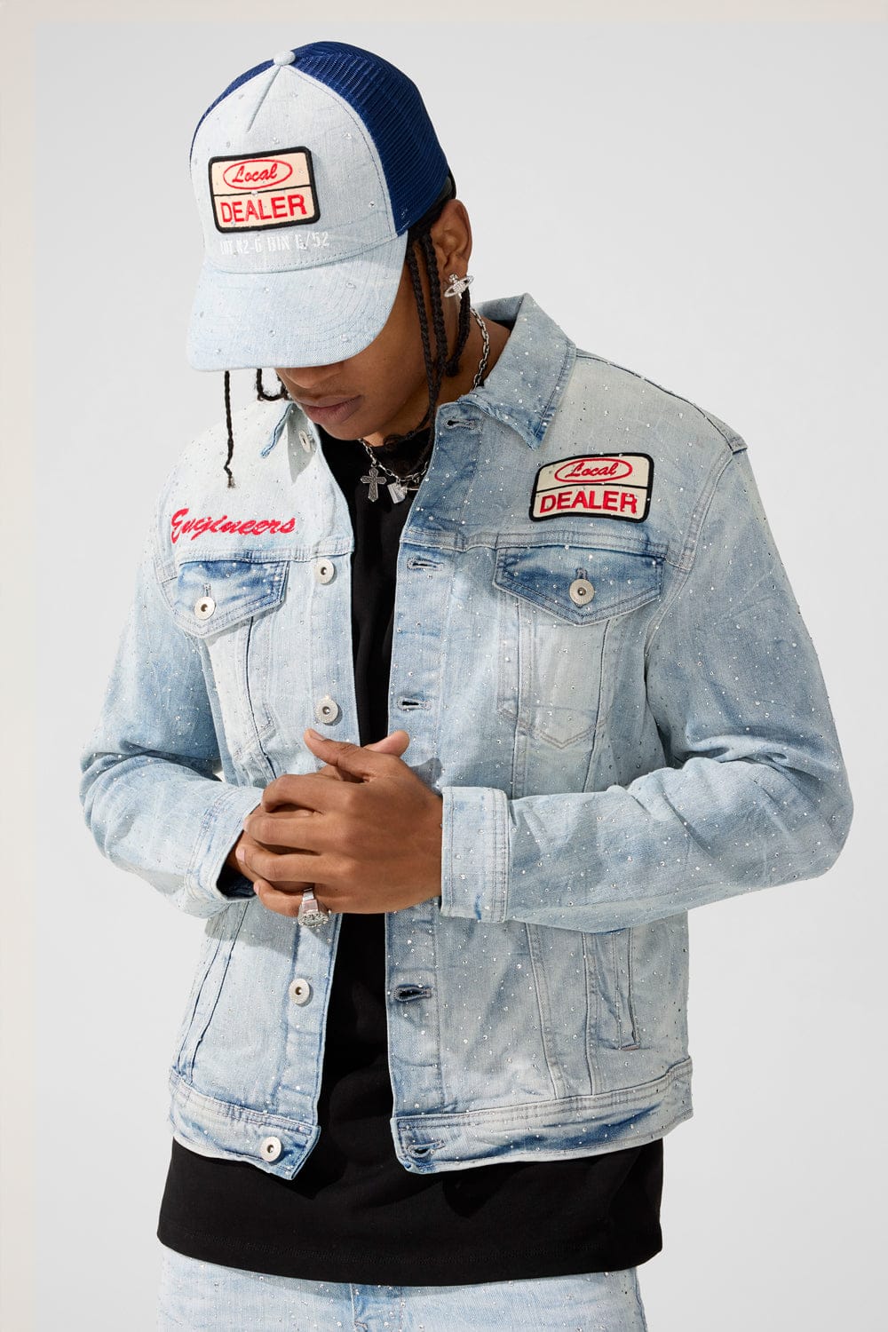 Jordan Craig Local Dealer Trucker Jacket (Iced White) S / Iced White