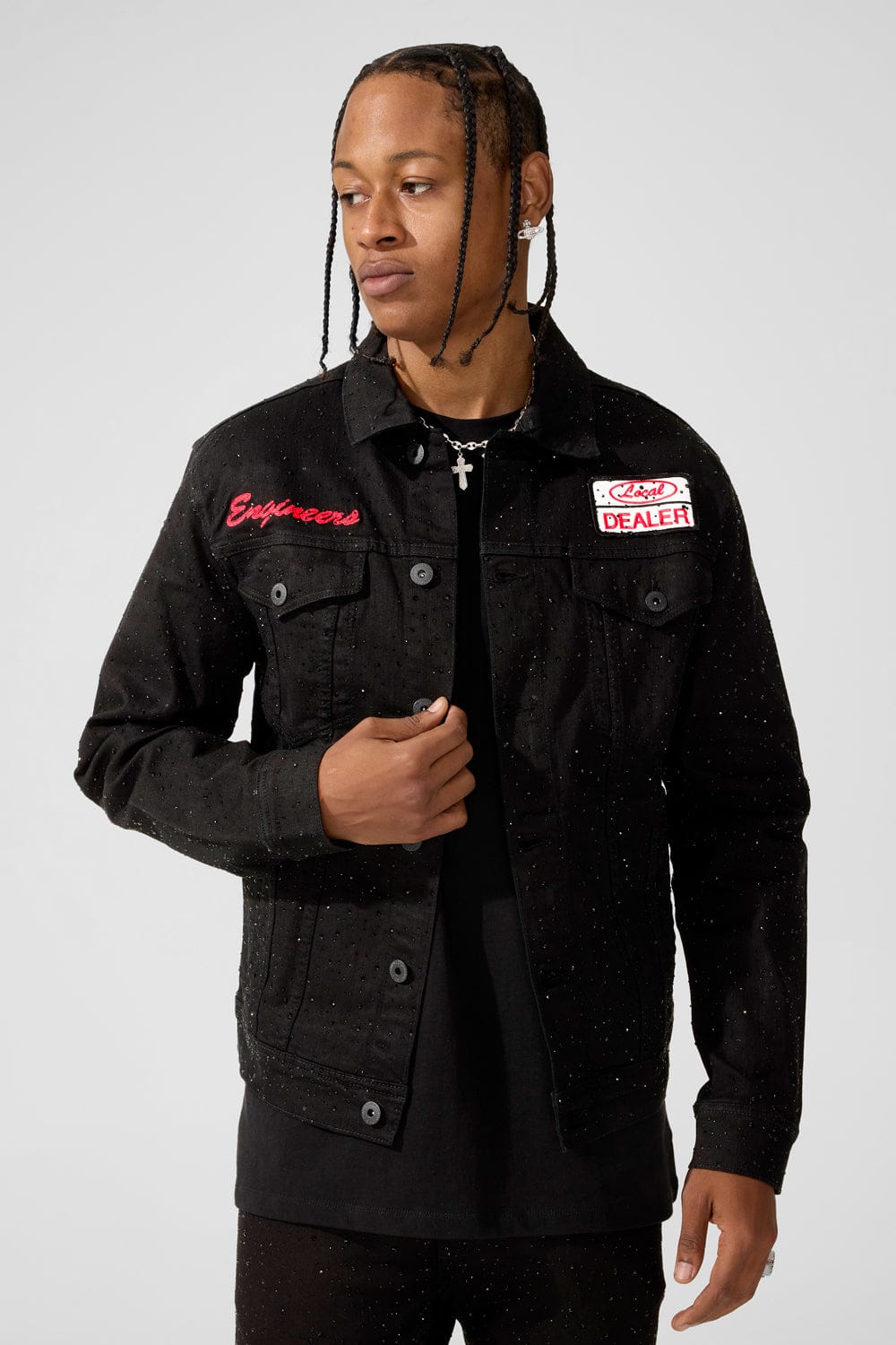 Jordan Craig Local Dealer Trucker Jacket (Jet Black)
