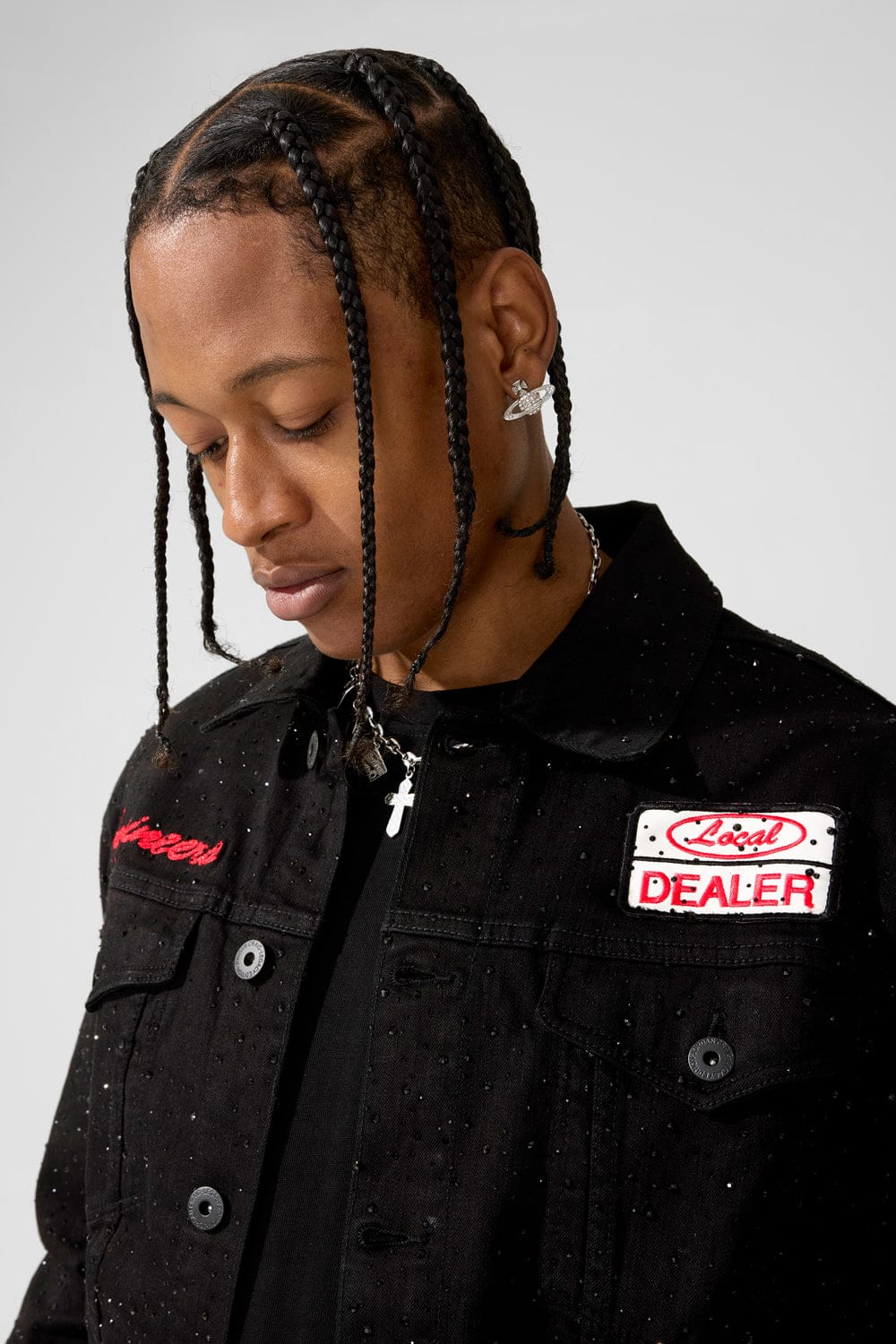 Jordan Craig Local Dealer Trucker Jacket (Jet Black) S / Jet Black