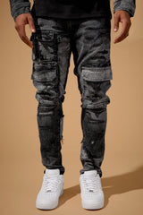 Jordan Craig Slim Taper Fit - Devotion Denim (Black Shadow) - Sean Collection Black Shadow / 30 / 30