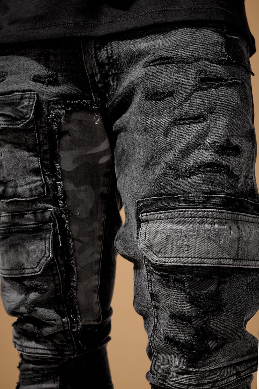 Jordan Craig Slim Taper Fit - Devotion Denim (Black Shadow) - Sean Collection