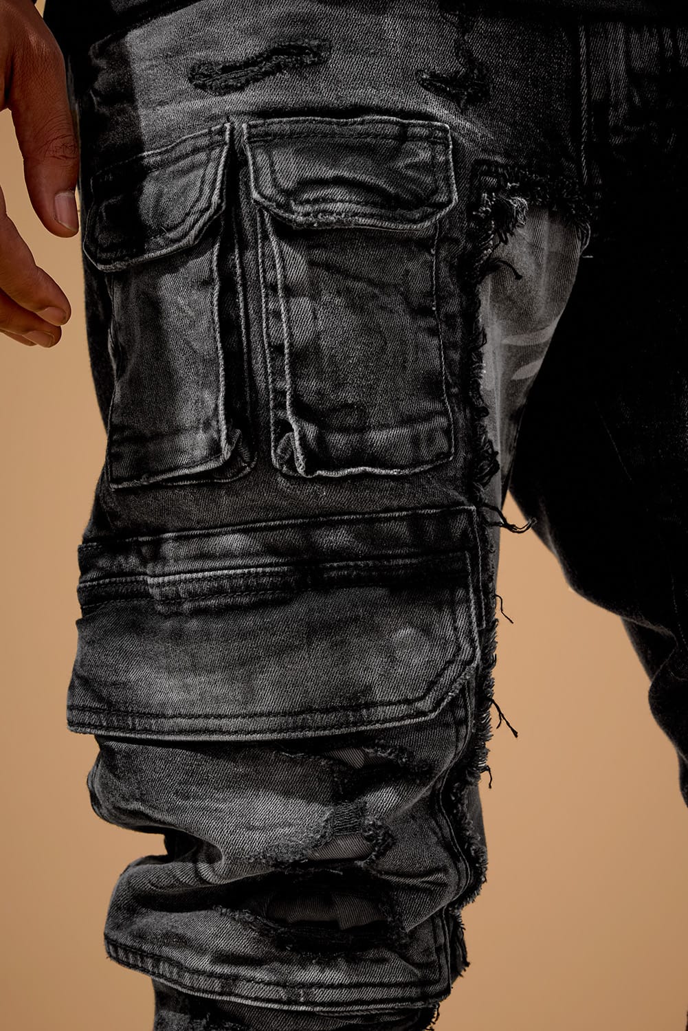 Jordan Craig Slim Taper Fit - Devotion Denim (Black Shadow) - Sean Collection