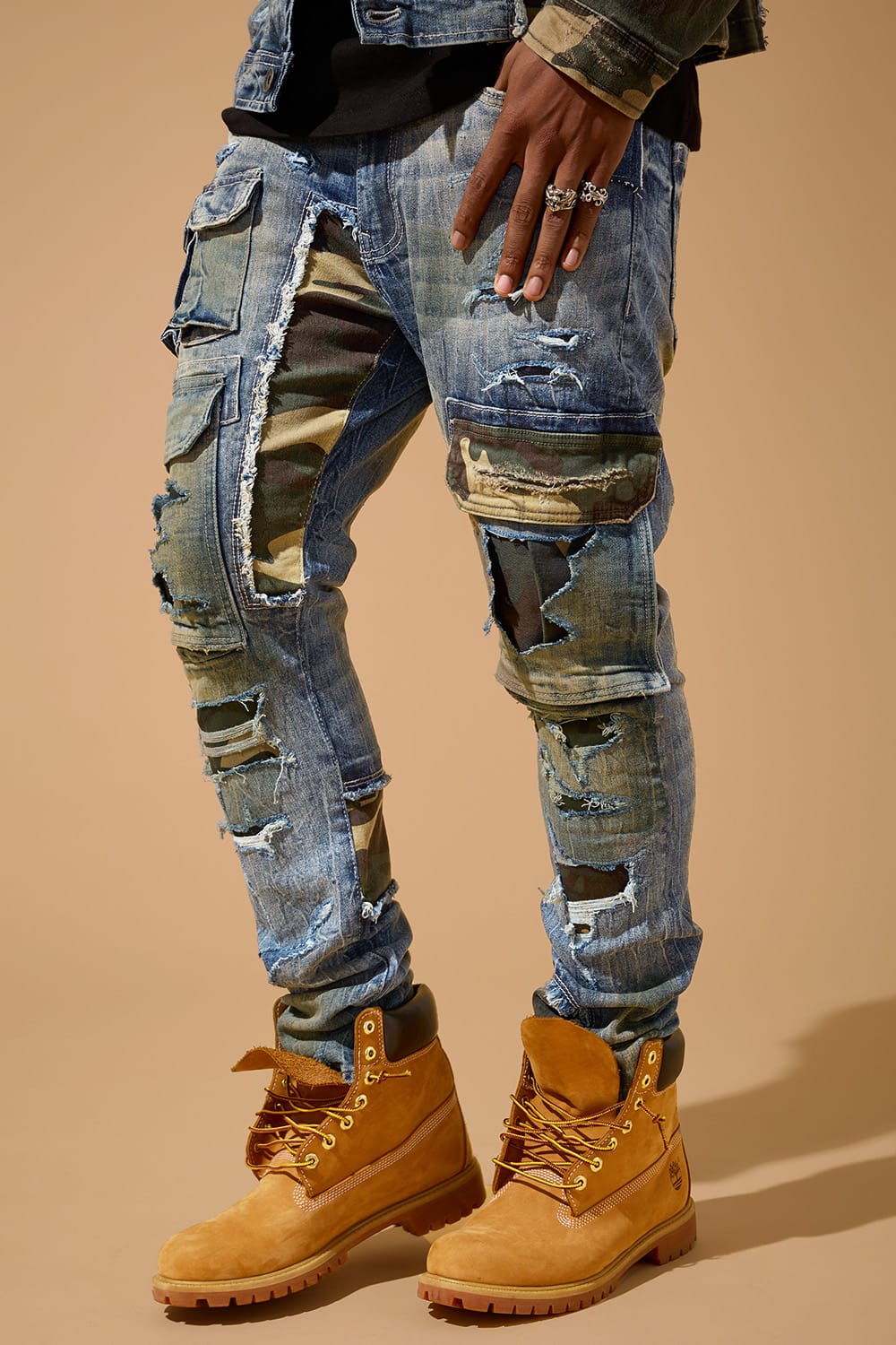 Jordan Craig Slim Taper Fit - Devotion Denim - Sean Collection Woodland / 28 / 30