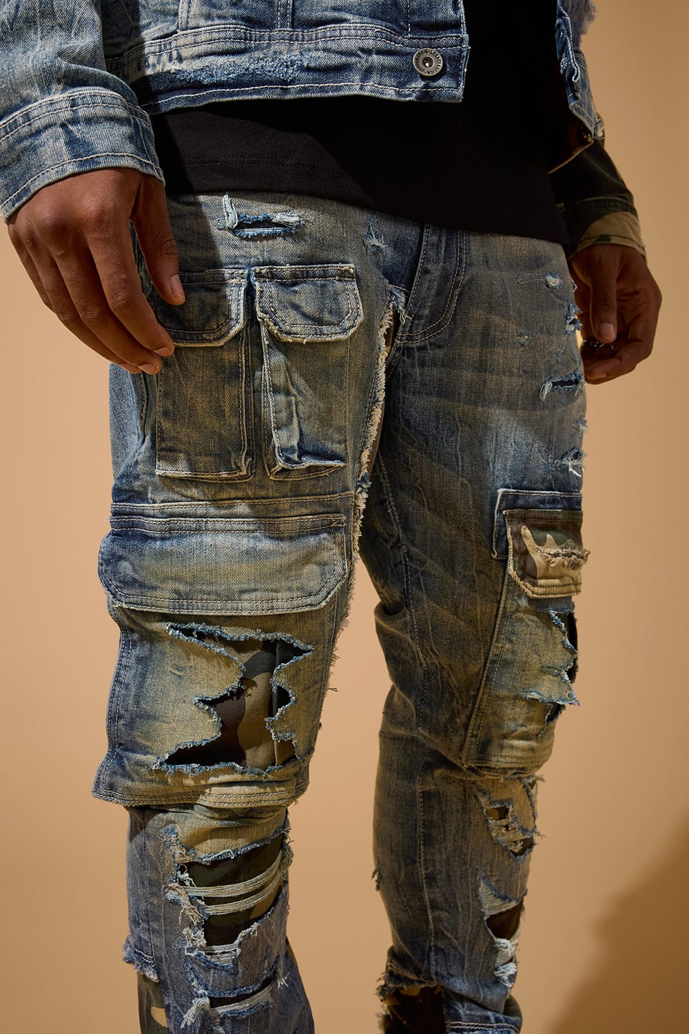 Jordan Craig Slim Taper Fit - Devotion Denim (Woodland) - Sean Collection
