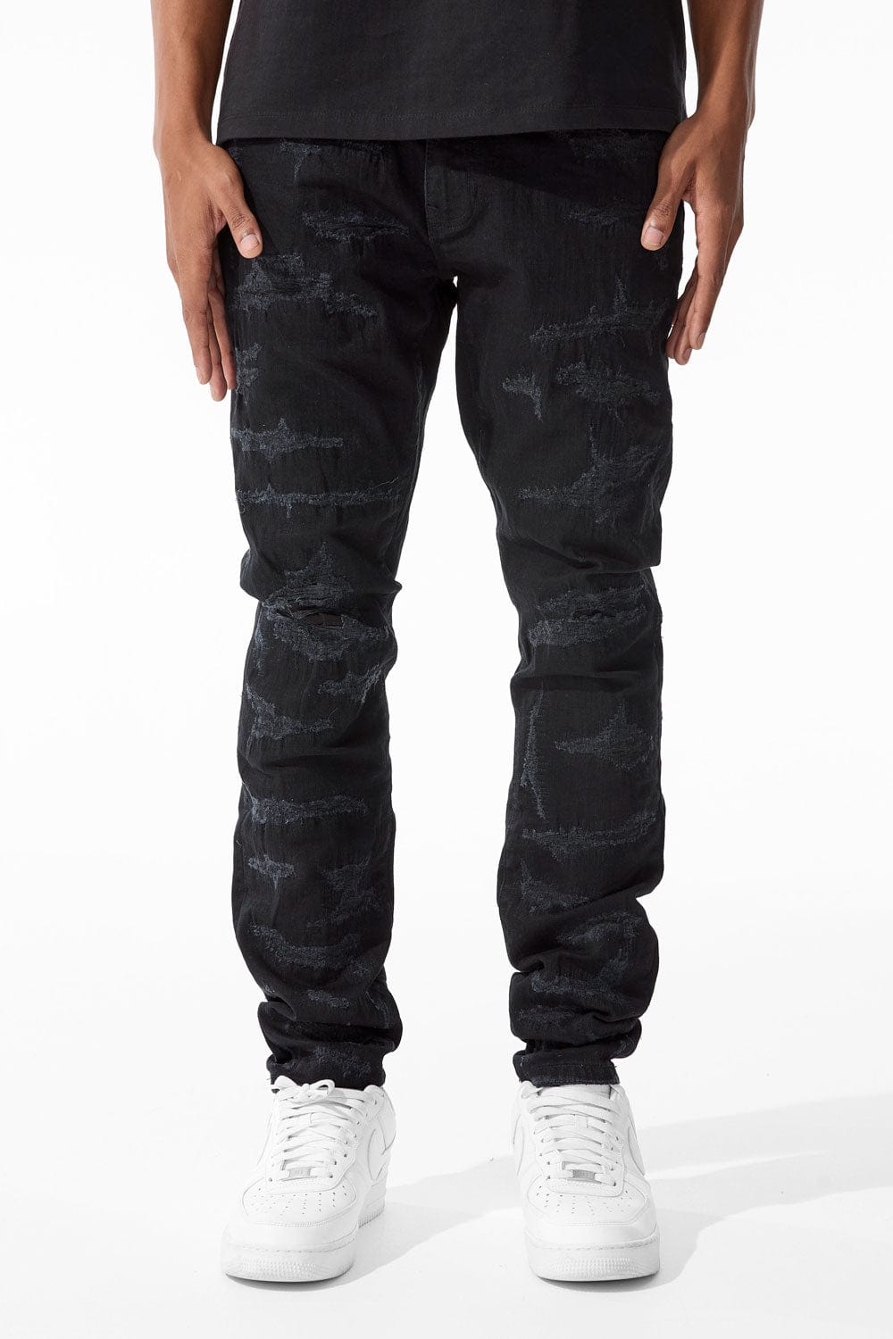 New Jordan Craig Jet Black Denim on sale Jeans Style JE6607 Size 32x32 Non-Distressed