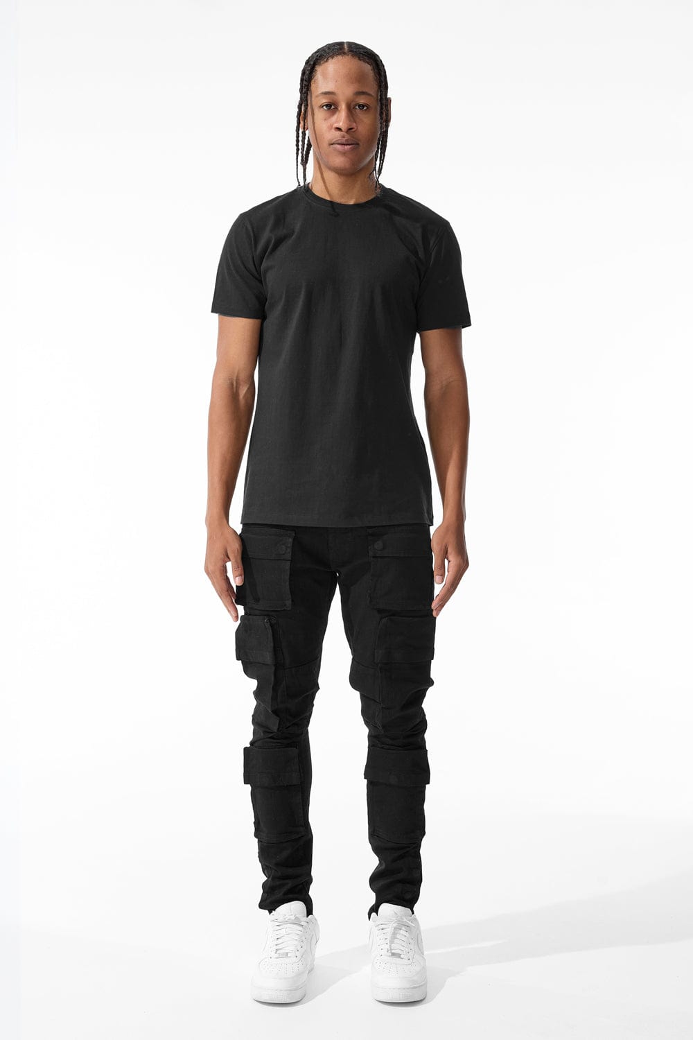 Jordan Craig Ross - Maui Cargo Pants (Jet Black)