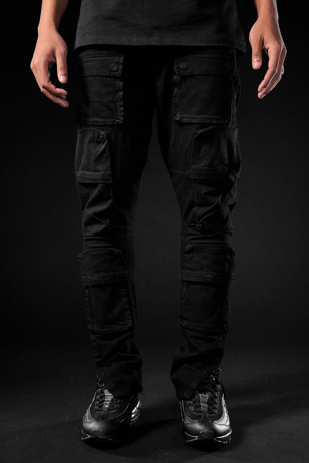 Jordan Craig Ross - Maui Cargo Pants (Jet Black)