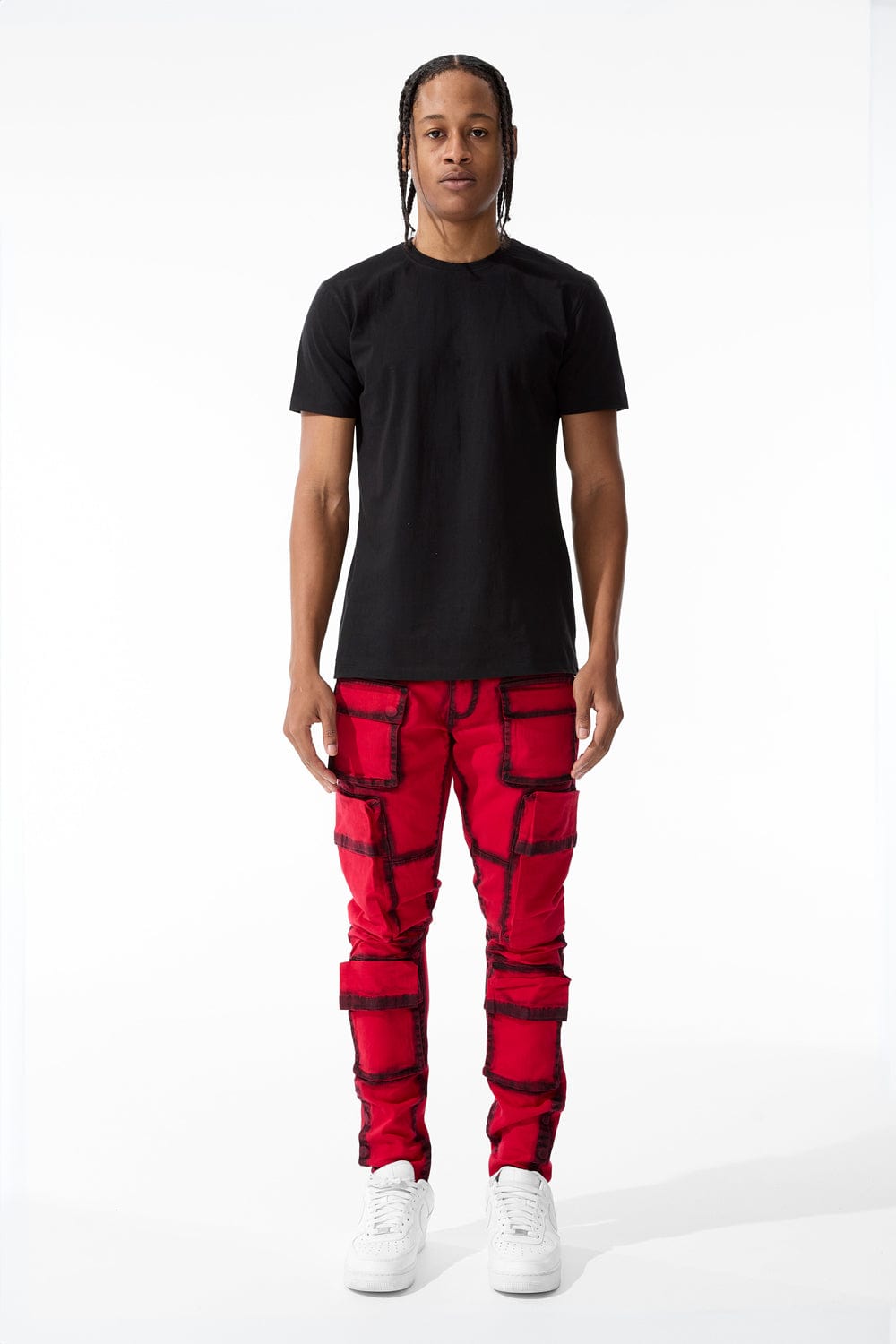 Jordan Craig Ross - Maui Cargo Pants (Red)