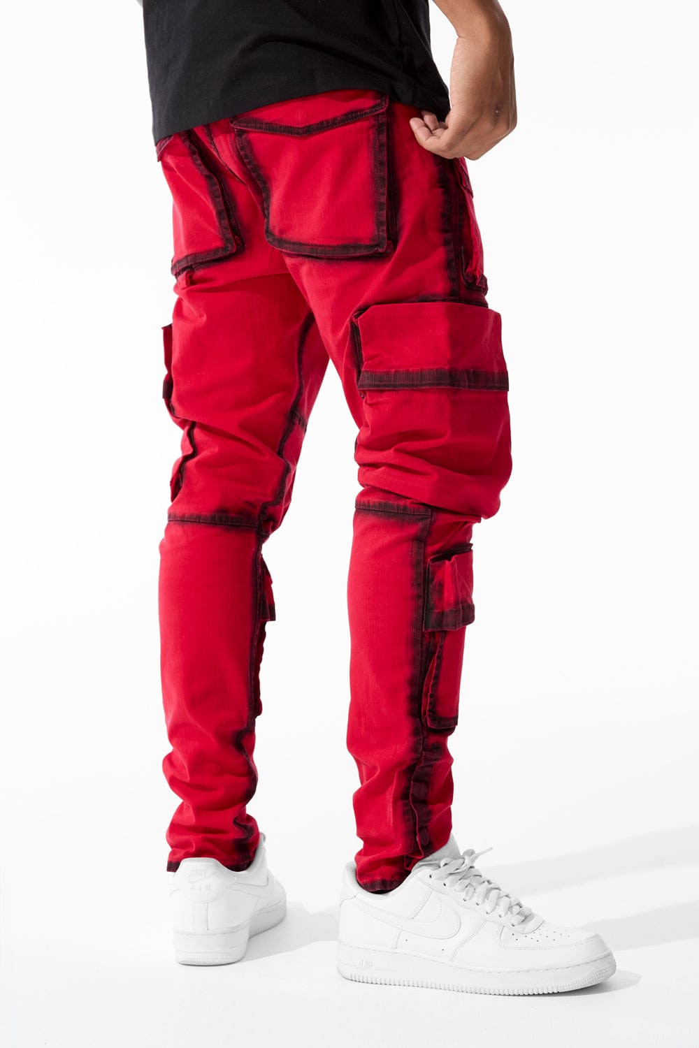 Jordan Craig Ross - Maui Cargo Pants (Red)