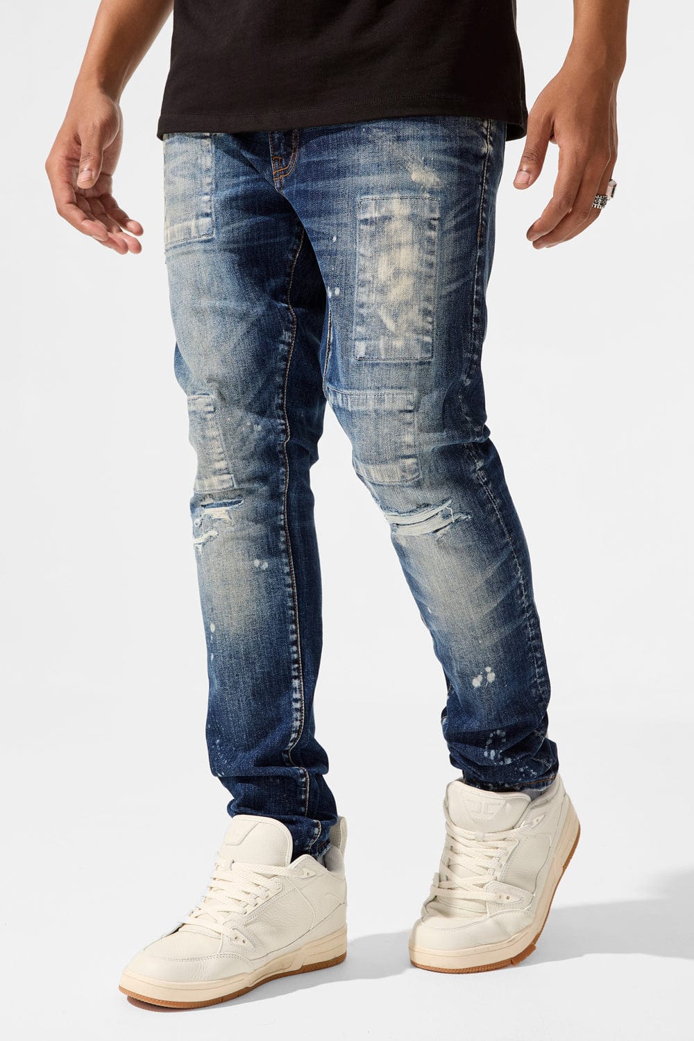 Jordan Craig Ross - Blockwork Denim Deep Blue / 30/30