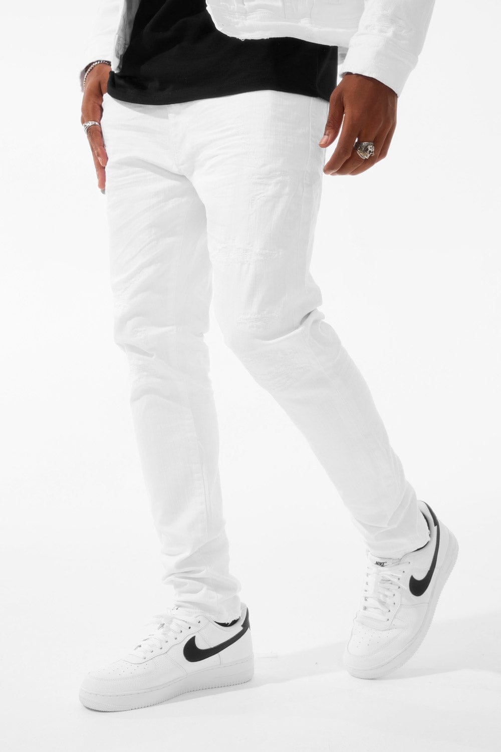 Jordan Craig Ross - Tribeca Twill Pants (Core Colors) White / 30/30