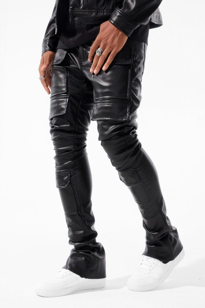 Jordan Craig Ross Stacked - Thriller Cargo Pants (Black) 28 / Black