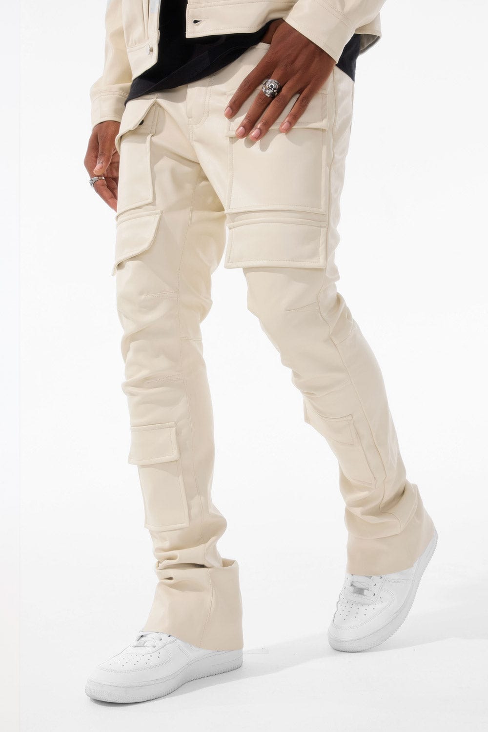 Jordan Craig Ross Stacked - Thriller Cargo Pants (Khaki) 30 / Khaki