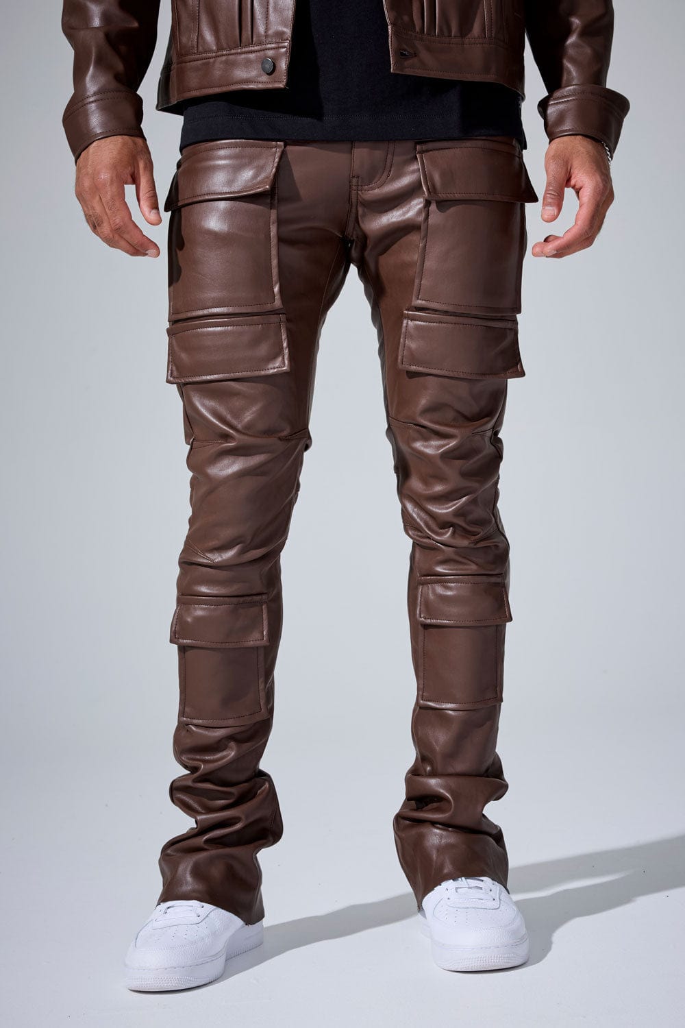 Jordan Craig Ross Stacked - Thriller Cargo Pants (Brown) 28 / Brown