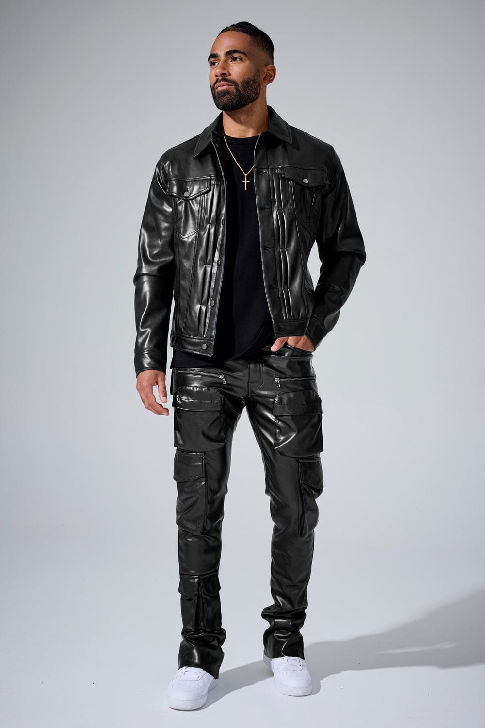 Jordan Craig Ross Stacked - Trillest Cargo Pants (Black)