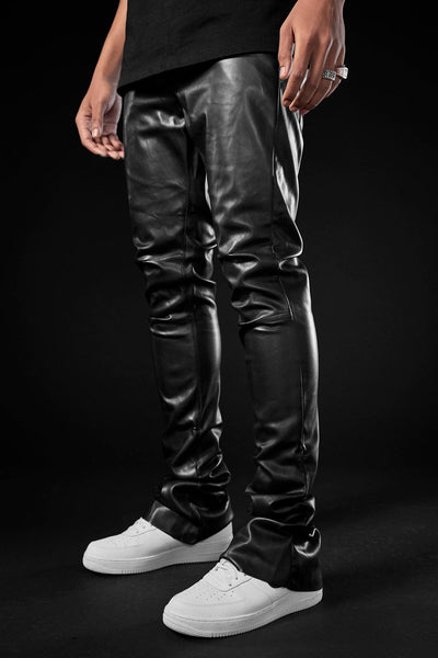 Ross Stacked - Thriller Pants (Black) Ross Stacked - Thriller Pants (Black)
