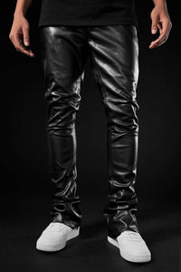 Ross Stacked - Thriller Pants (Black)
