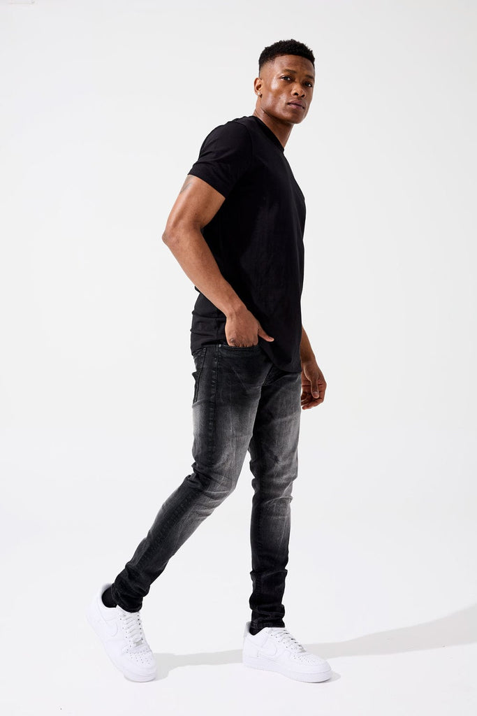 Sean - Dual Tone Denim (Black Shadow)