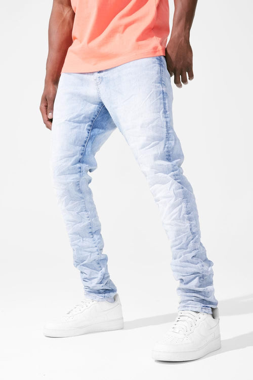 Sean - Deuces Crinkled Denim (Ice Blue) – Jordan Craig