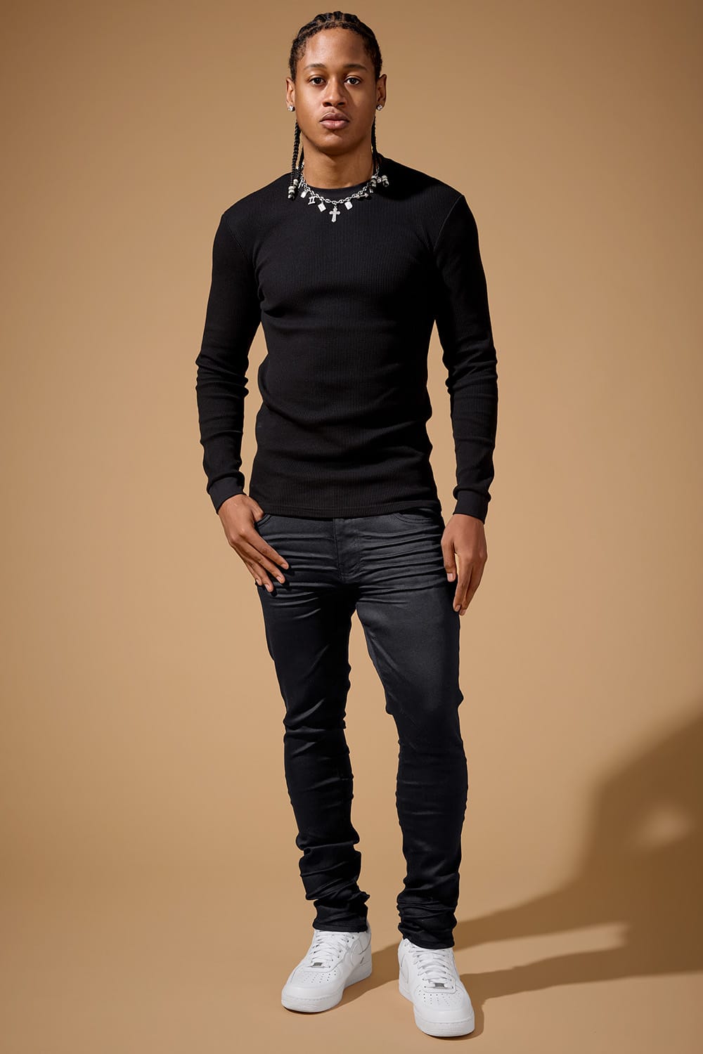 Jordan Craig Slim Taper Fit - Obsidian Denim (Black) - Sean Collection