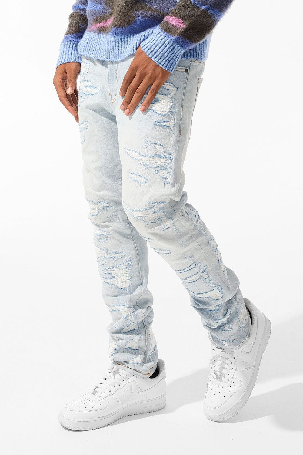 Jordan Craig Sean - Rockaway Denim (Iced White) 30/30 / Iced White