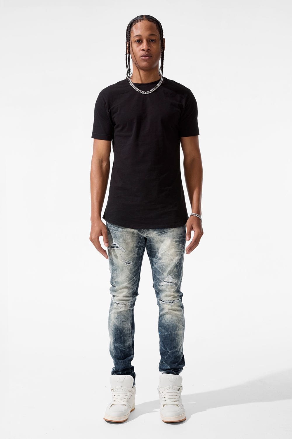 Slim Taper Fit - Driftwood Denim (Hurricane Wash) - Sean Collection