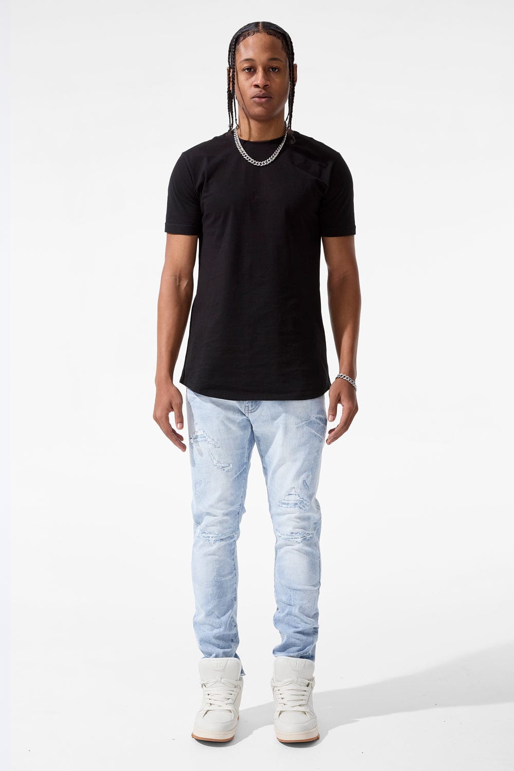 Sean - Driftwood Denim (Ice Blue)