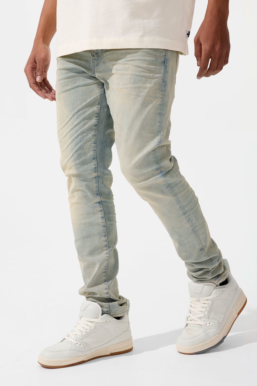 Jordan Craig Ashburn Denim (Cream Wash) Sean (Slim Taper) / Cream Wash / 30/30