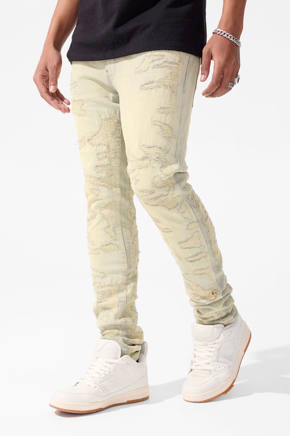 Jordan Craig Molten Denim (Champagne) Sean (Slim Taper) / Champagne / 30/30