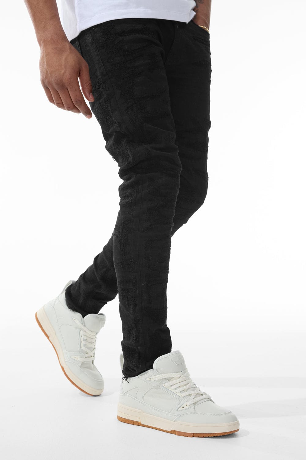 Jordan Craig Molten Denim Sean (Slim Taper) / Jet Black / 30/30