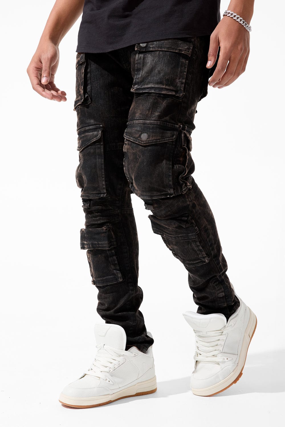 Jordan Craig Sean - Carbon Cargo Denim (Black Copper Wash) Black Copper Wash / 28/30