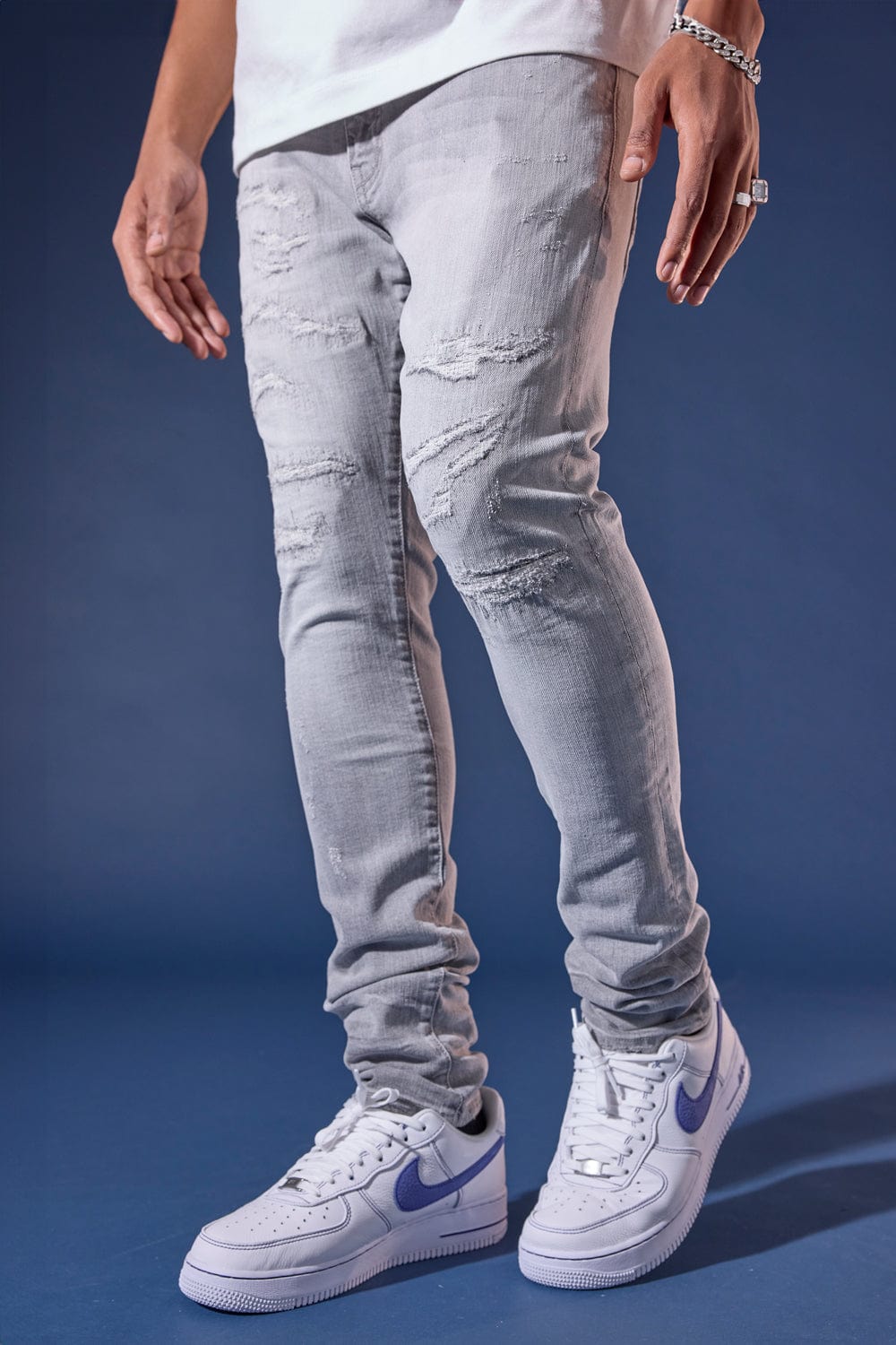 Jordan Craig Hudson Denim (Monochrome) Sean (Slim Taper) / Cement Wash / 30/30