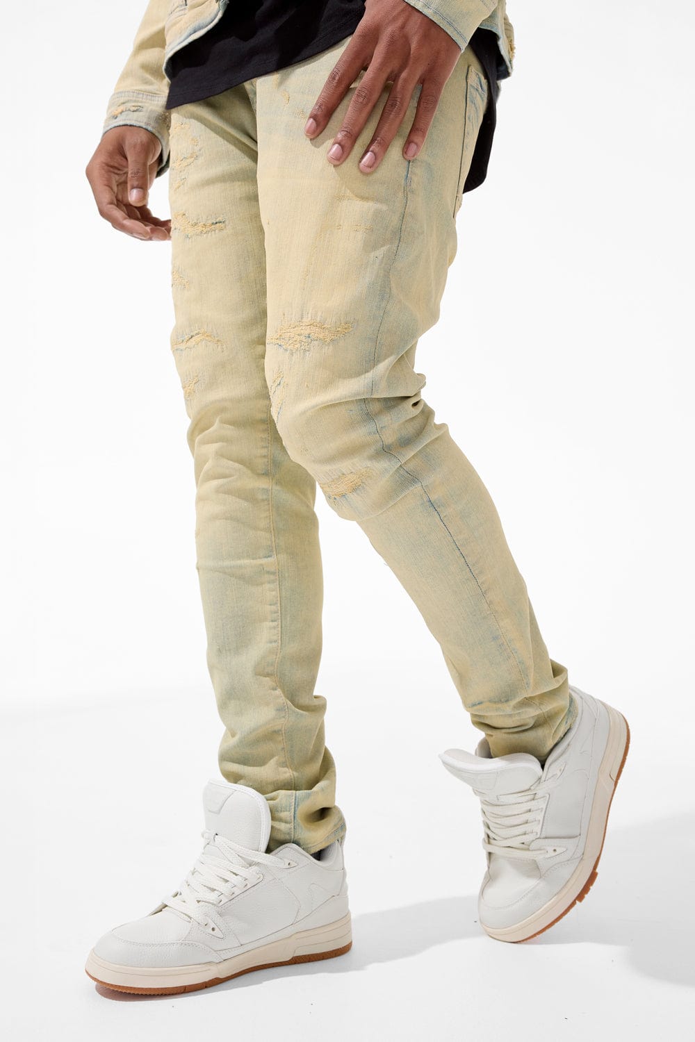 Jordan Craig Hudson Denim (Neutral) Sean (Slim Taper) / Champagne / 30/30