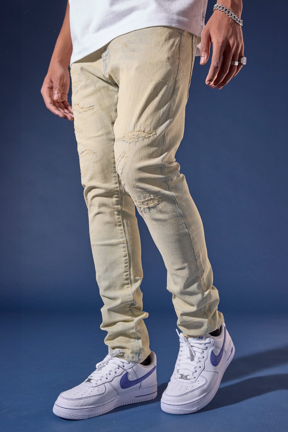 Jordan Craig Hudson Denim (Neutral) Sean (Slim Taper) / Champagne / 30/30