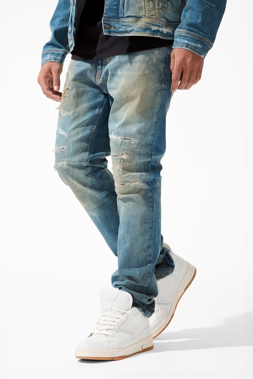 Jordan Craig Hudson Denim (Azure) Sean (Slim Taper) / Mesa Wash / 30/30