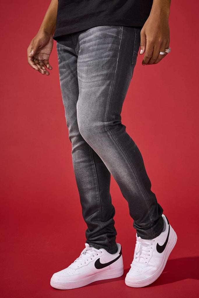 Jordan Craig Slim Taper Fit - Teflon Don Denim - Sean Collection Clear Coated Black / 30/30