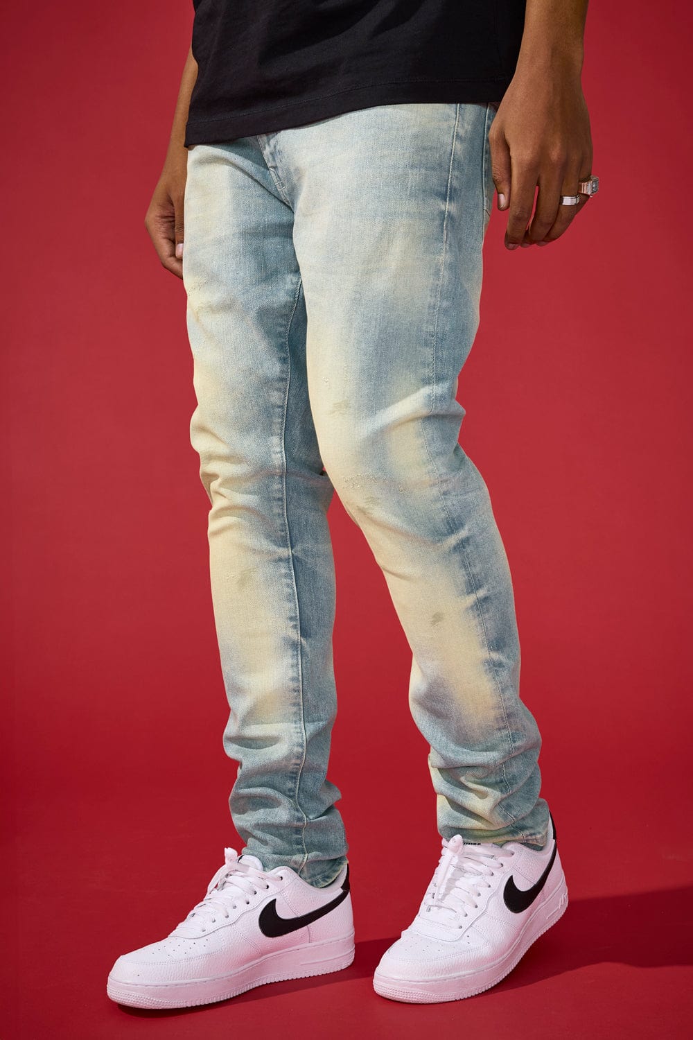 Jordan Craig Slim Taper Fit - Kevlar Denim - Sean Collection Clear Coated Haze / 30/30