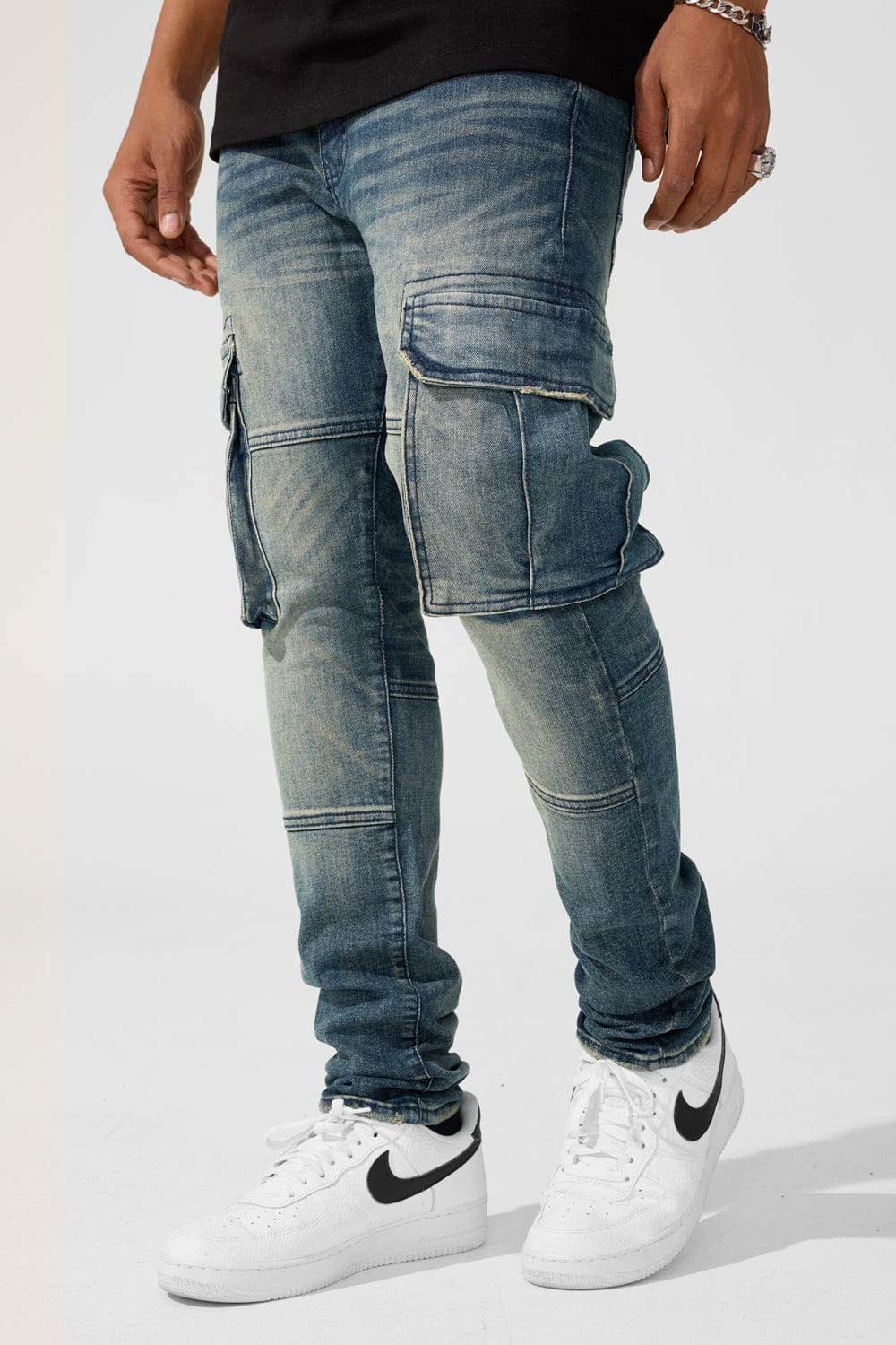 Jordan Craig Slim Taper Cargo Denim 3 Pack