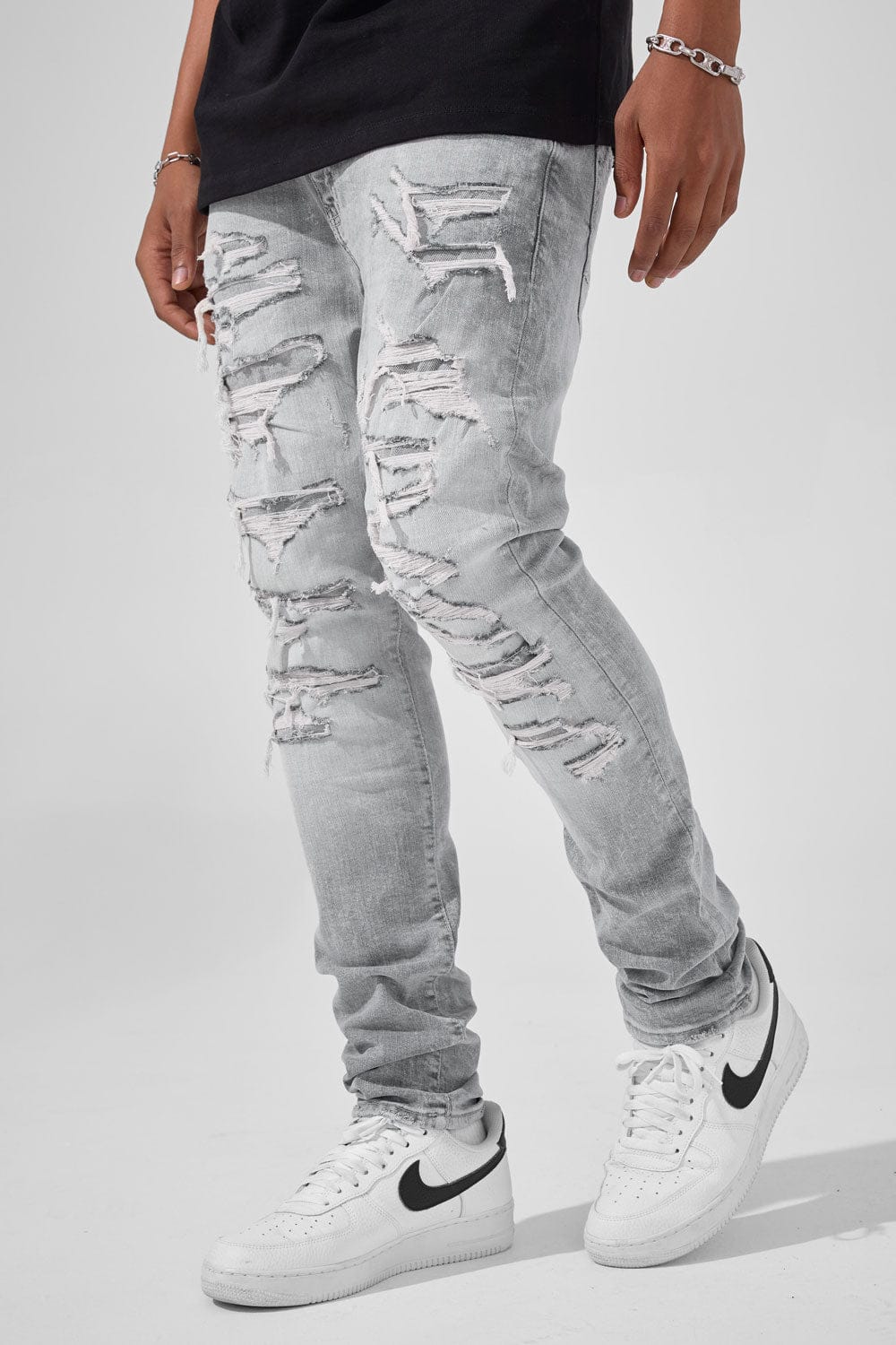 Jordan Craig Slim Taper Fit - Alkaline Denim - Sean Collection Cement Wash / 28 / 30