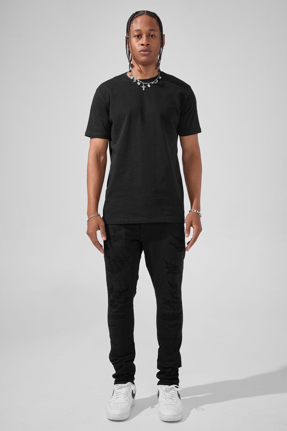 Jordan Craig Slim Taper Fit - Alkaline Denim (Jet Black) - Sean Collection