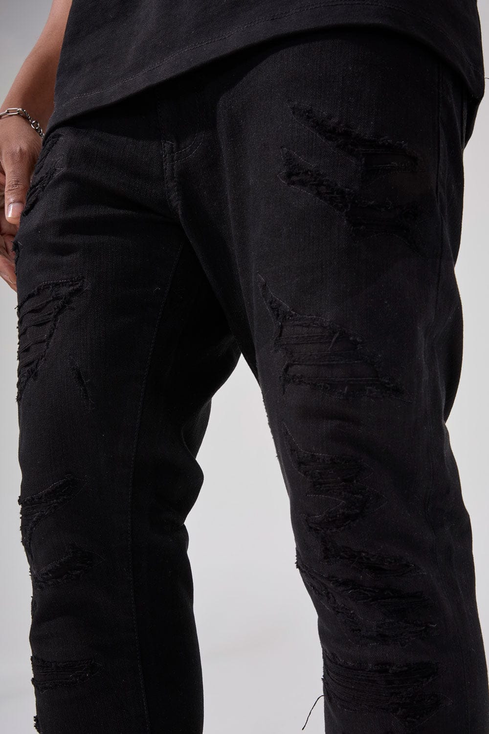 Jordan Craig Slim Taper Fit - Alkaline Denim (Jet Black) - Sean Collection